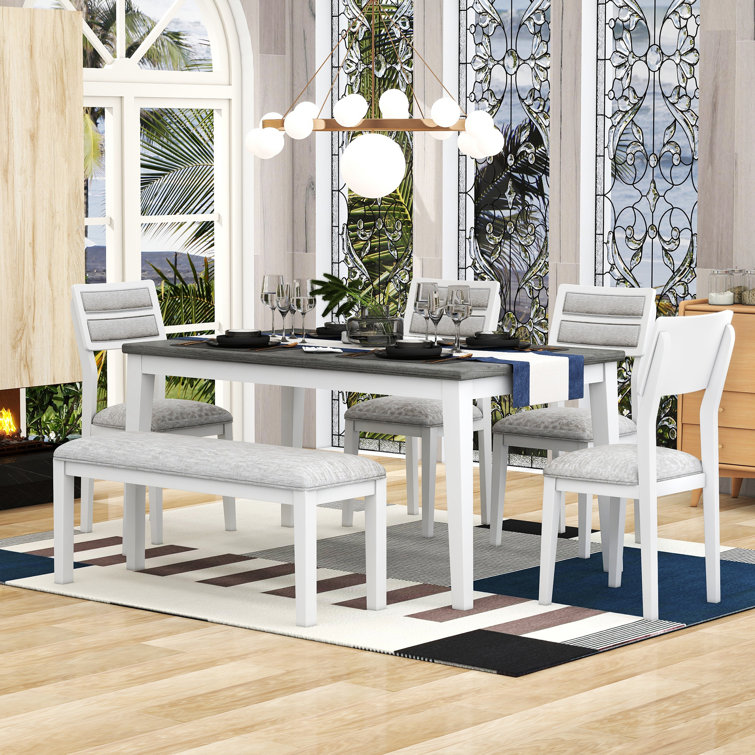 Bench seat discount kitchen table set